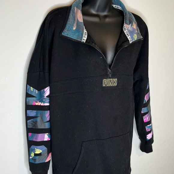 Victoria Secret PINK Crew Neck Pullover Graphic Sweat Shirt - Picture 11 of 12